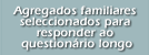 Agregados famillares selecclonados para responder ao questionário longo